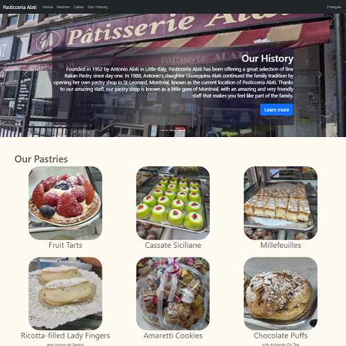 Patisserie Alati Web Preview